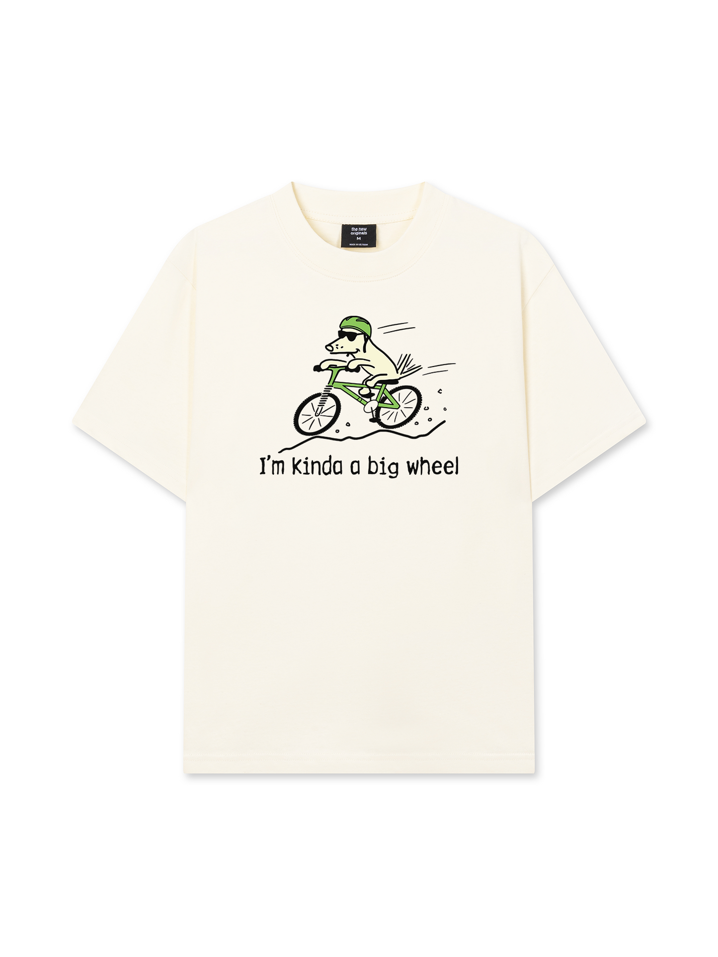 Áo Thun Relaxed Fit Go Outside I'm Kinda A Big Wheel