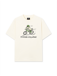 Áo Thun Relaxed Fit Go Outside I'm Kinda A Big Wheel