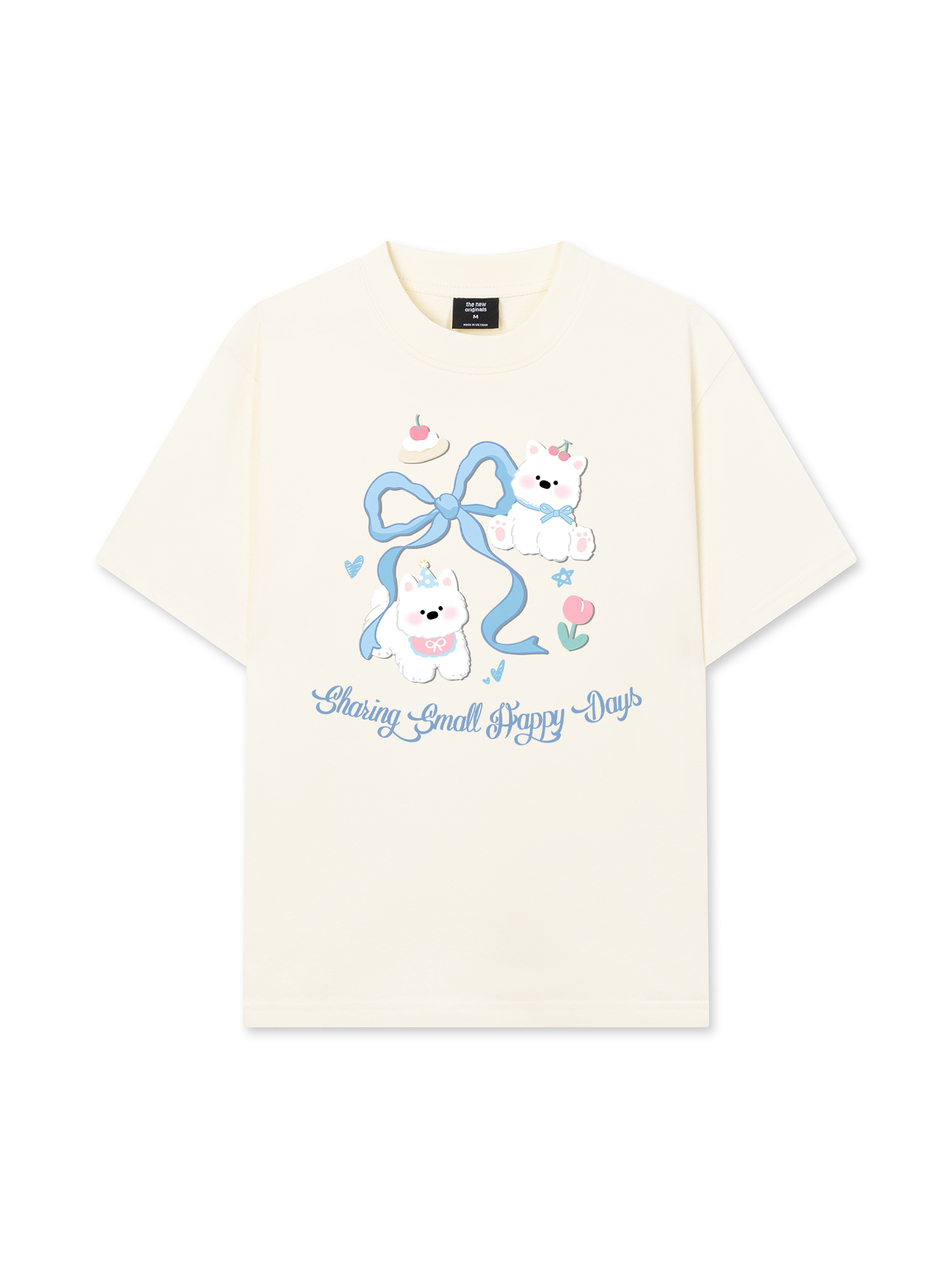 Áo Thun Relaxed Fit Daily Cuties Sharing Small Happy Days