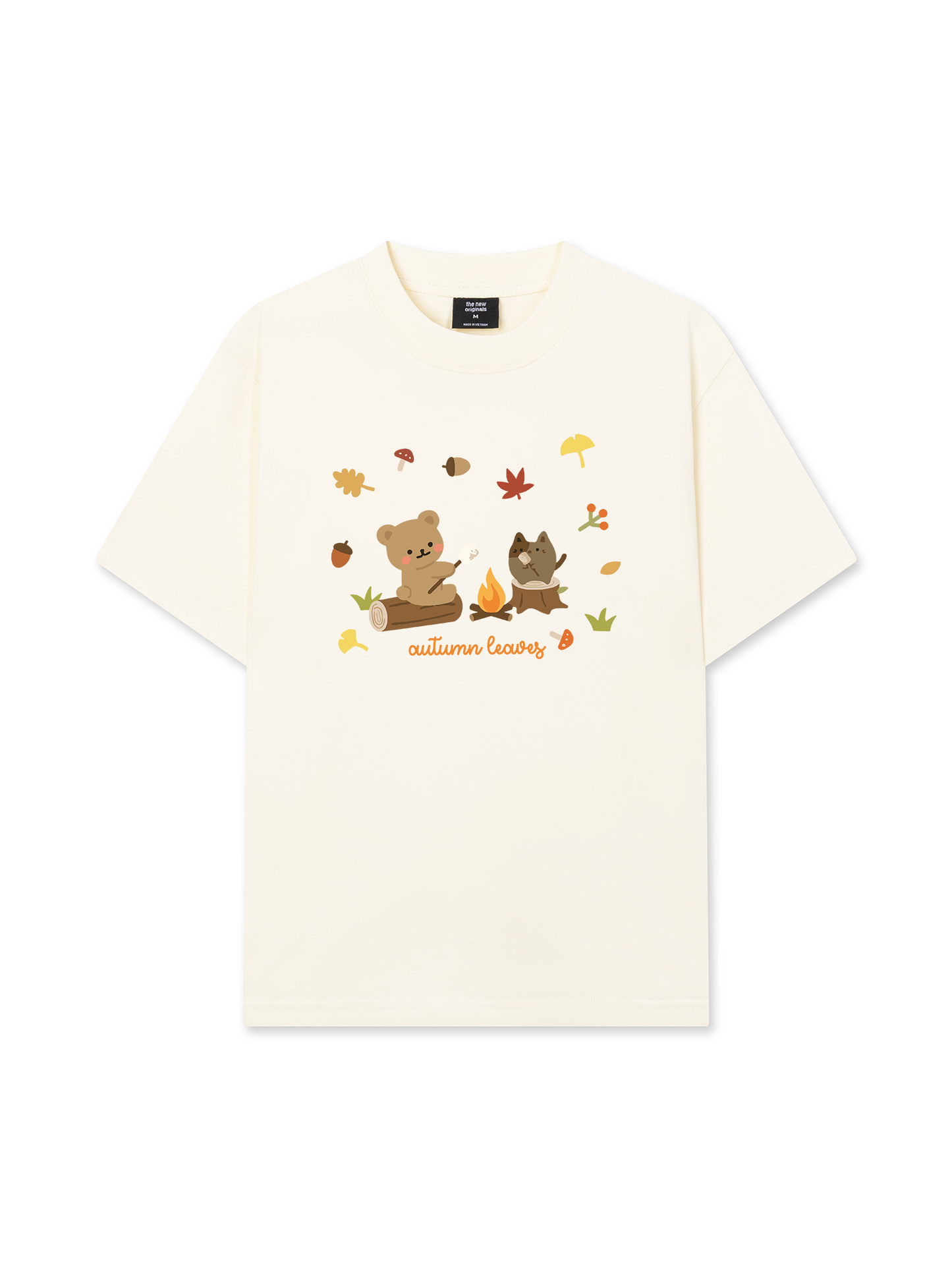 Áo Thun Relaxed Fit Autumn Vibes Autumn Leaves