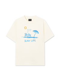 Áo Thun Relaxed Fit Slow Life