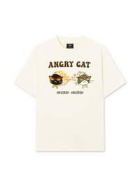 Áo Thun Relaxed Fit Angry Cat