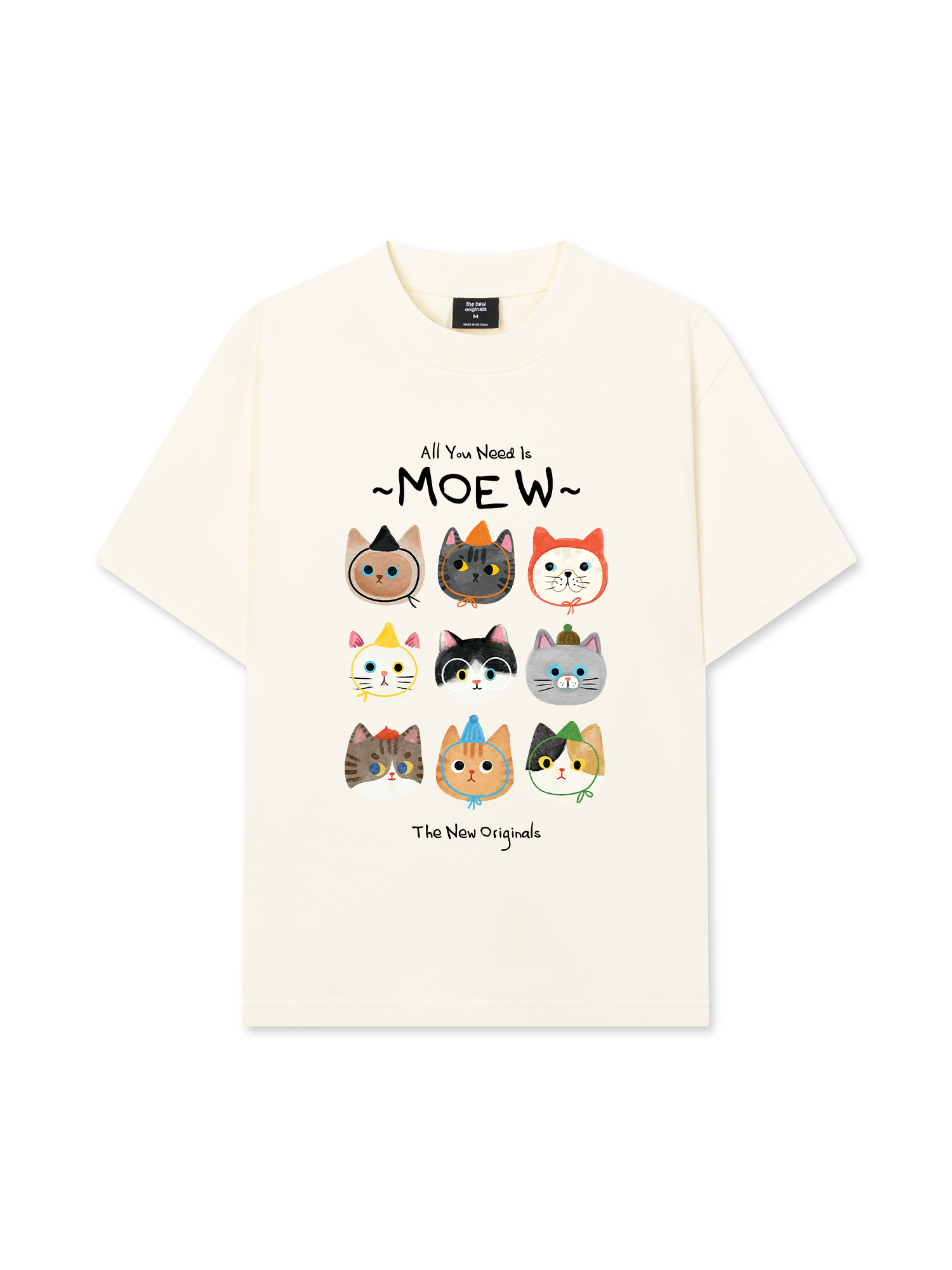 Áo Thun Relaxed Fit All You Need Is Moew