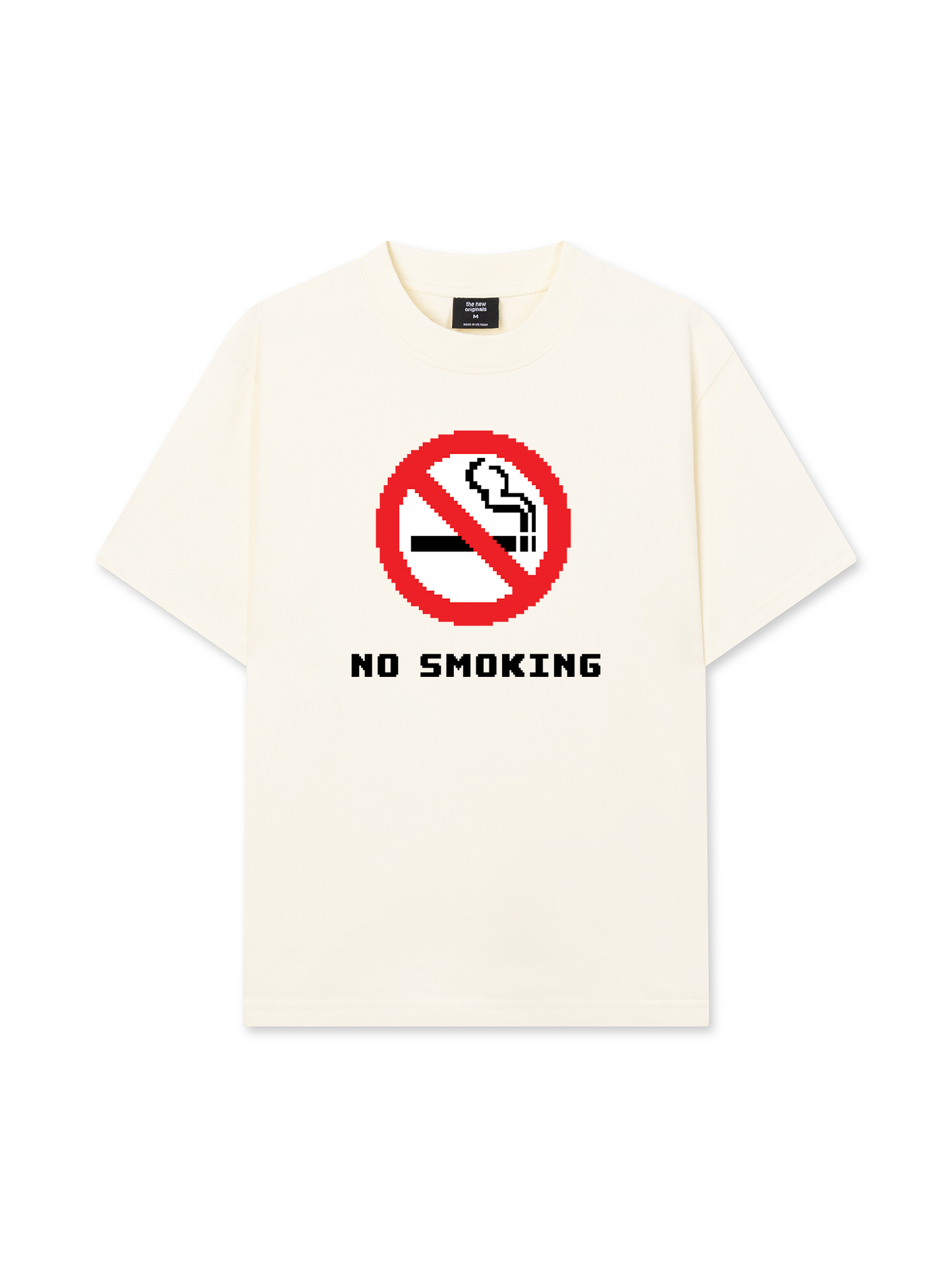 Áo Thun Relaxed Fit Pixel Universe No Smoking