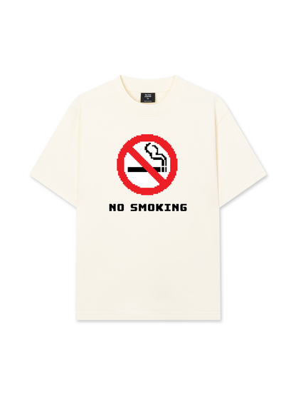 Áo Thun Relaxed Fit Pixel Universe No Smoking