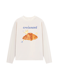 Áo Thun Dài Tay  Croissant