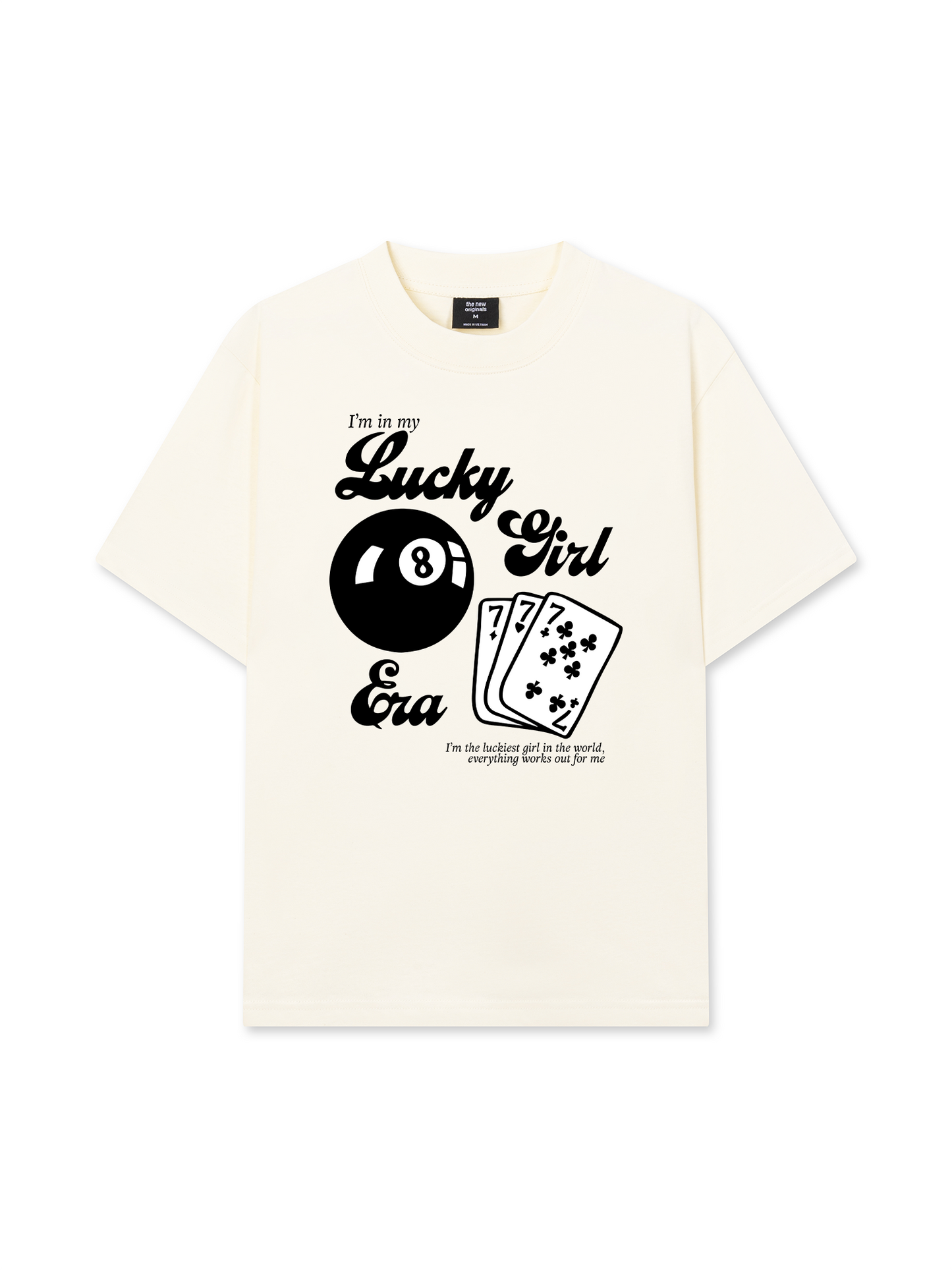 Áo Thun Relaxed Fit Lucky Girl Era