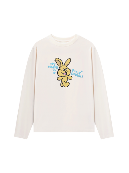 Áo Thun Dài Tay My Name Is Fuzzy Rabbit