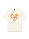 Áo Thun Relaxed Fit Summer Vibes Heart Orange Summer