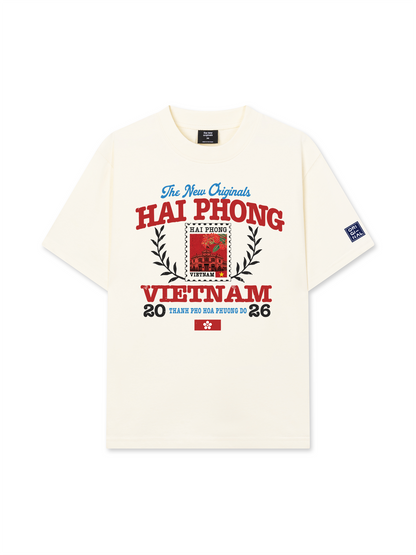 Áo Thun Relaxed Fit Thành Phố Hoa Phượng Đỏ