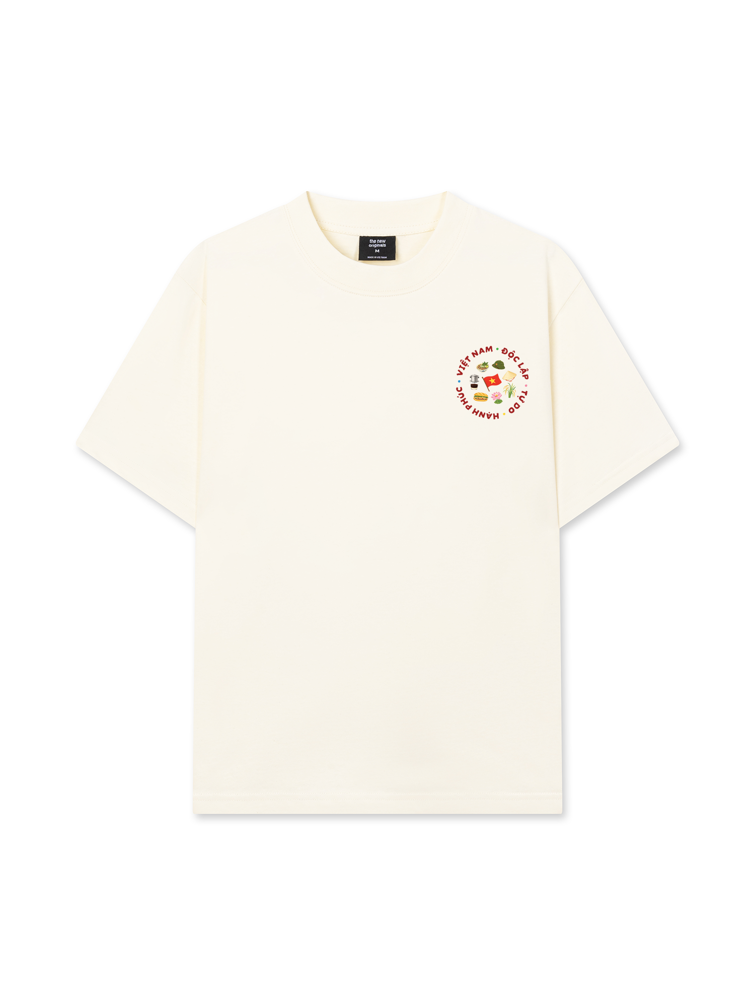 Áo Thun Relaxed Fit Độc Lập Tự Do Hạnh Phúc