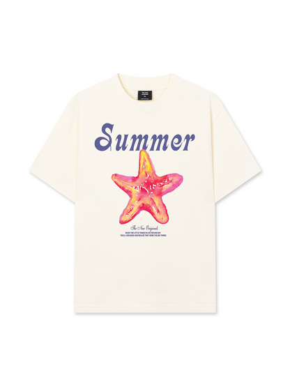 Áo Thun Relaxed Fit Summer Vibes Beach