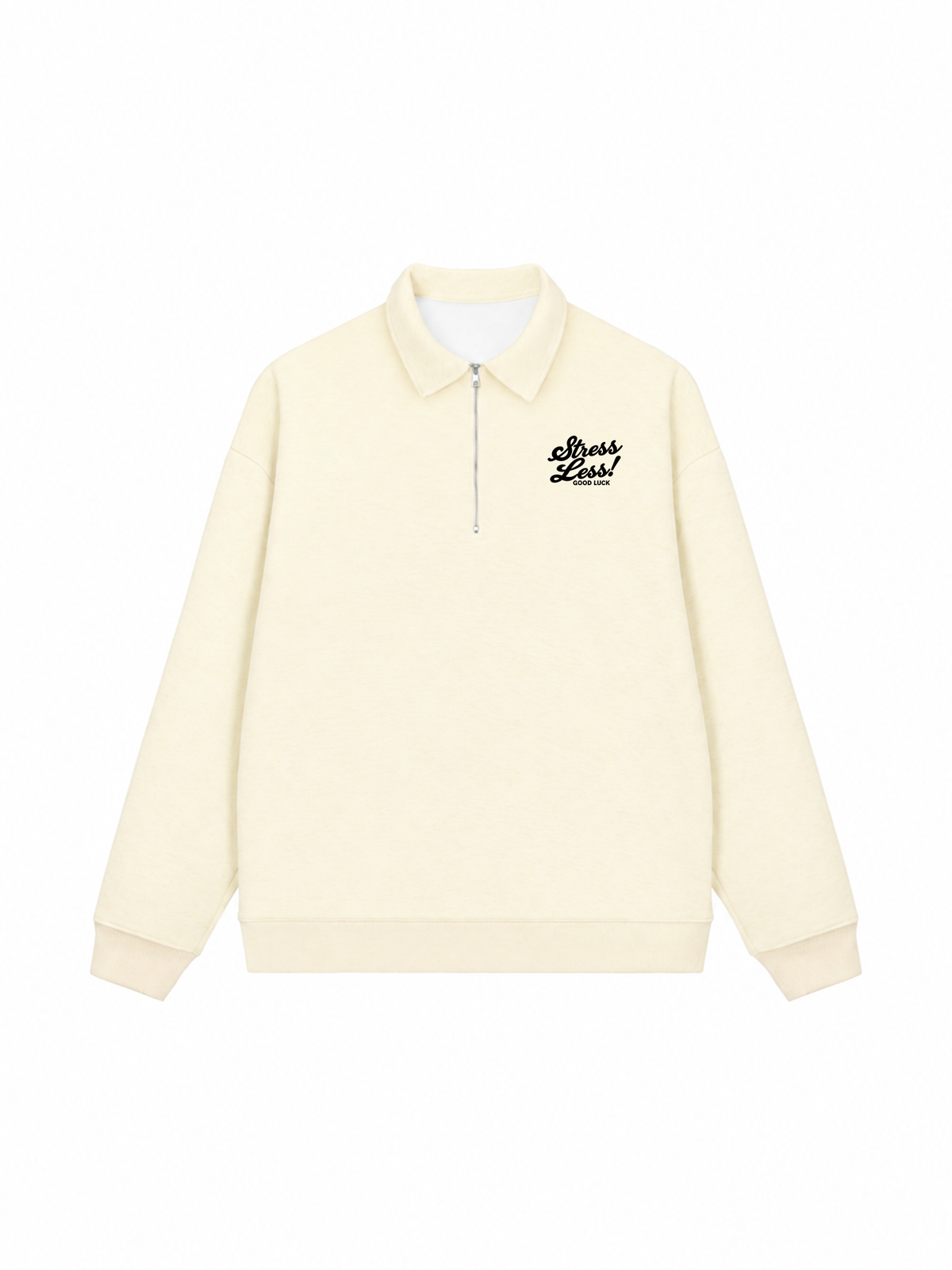 Áo Sweater Polo Nỉ Hai Da  Stress Less