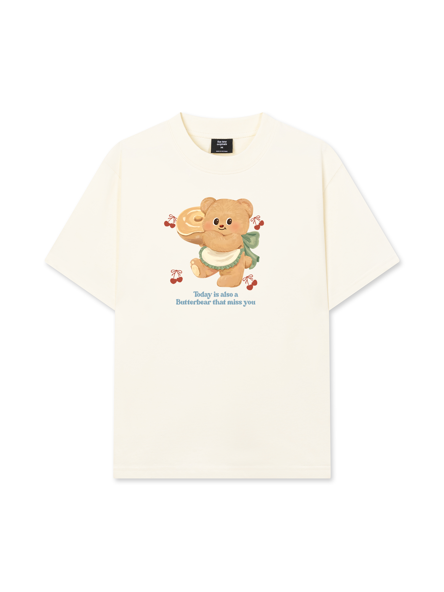 Áo Thun Relaxed Fit Butterbear quote