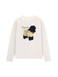 Áo Thun Dài Tay Animal Mood Sheep