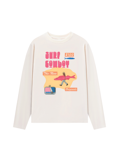 Áo Thun Dài Tay Summer Vibes GoTo Beach Cowboy