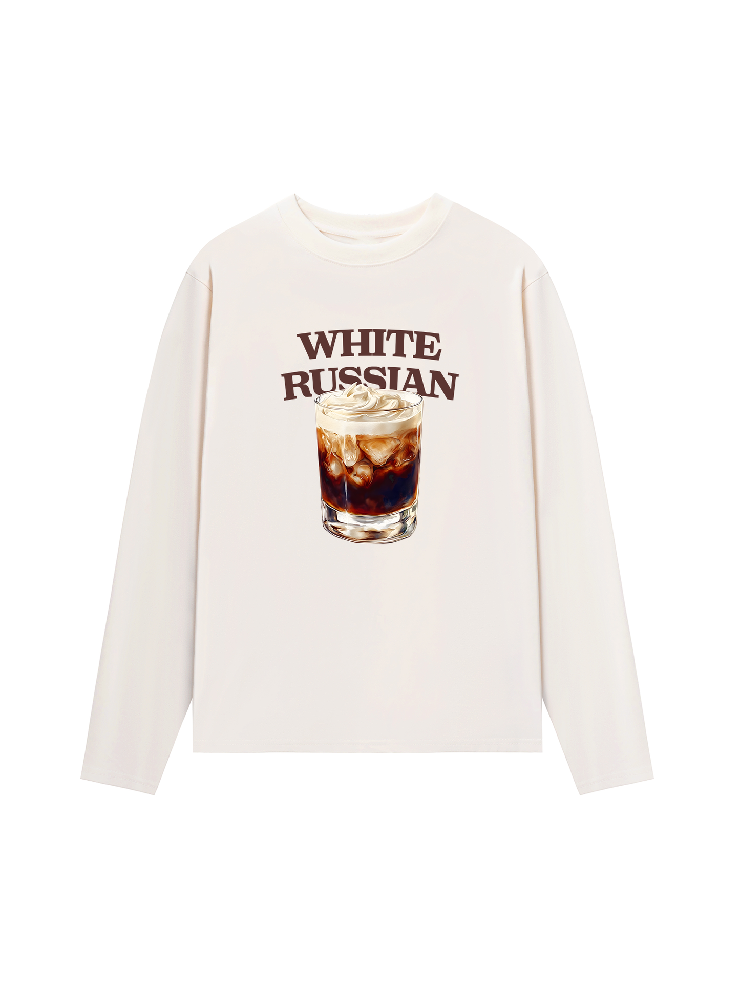Áo Thun Dài Tay Fresh White Russian