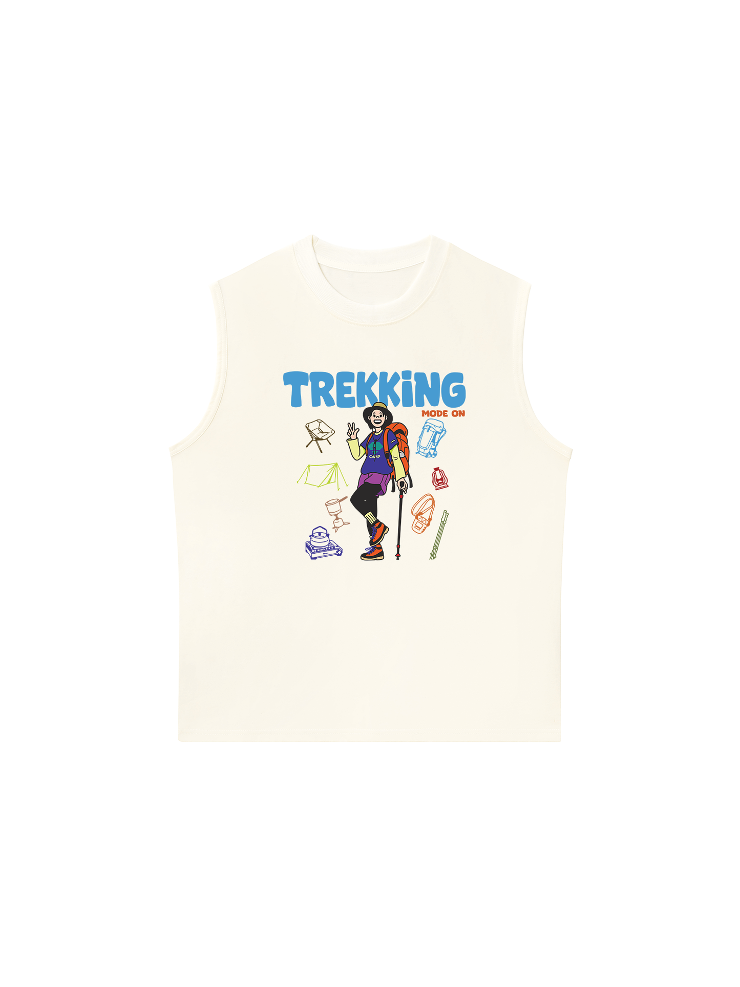 Áo Ba Lỗ Relaxed Fit Trekking Mode On