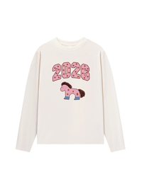 Áo Thun Dài Tay 2026 Pink Horse