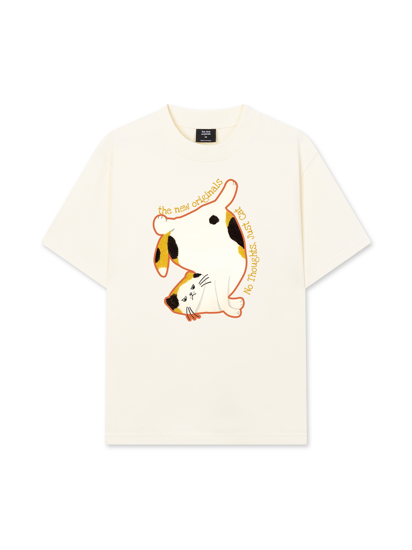 Áo Thun Relaxed Fit No Though Just Cat