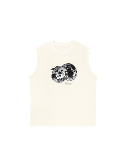 Áo Ba Lỗ Relaxed Fit Retro 90s Disco Ball