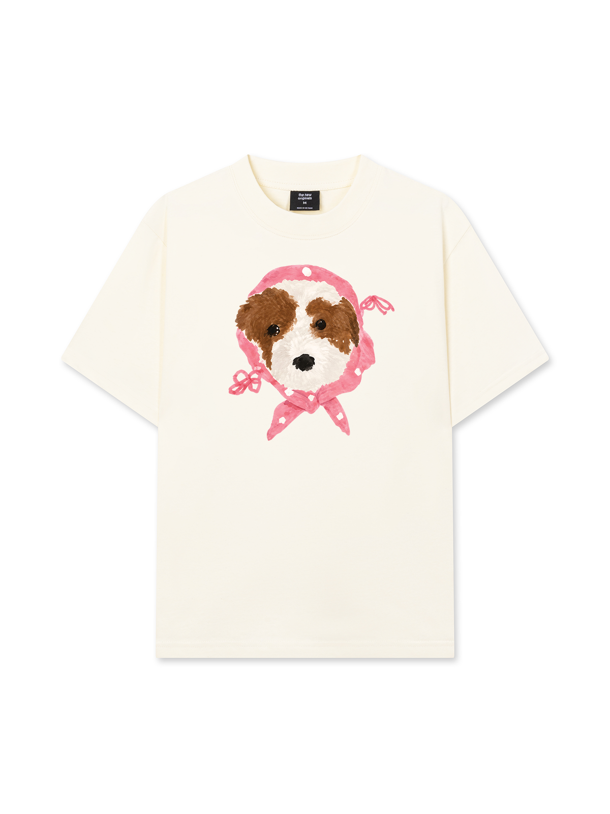 Áo Thun Relaxed Fit Pink Dots Puppy