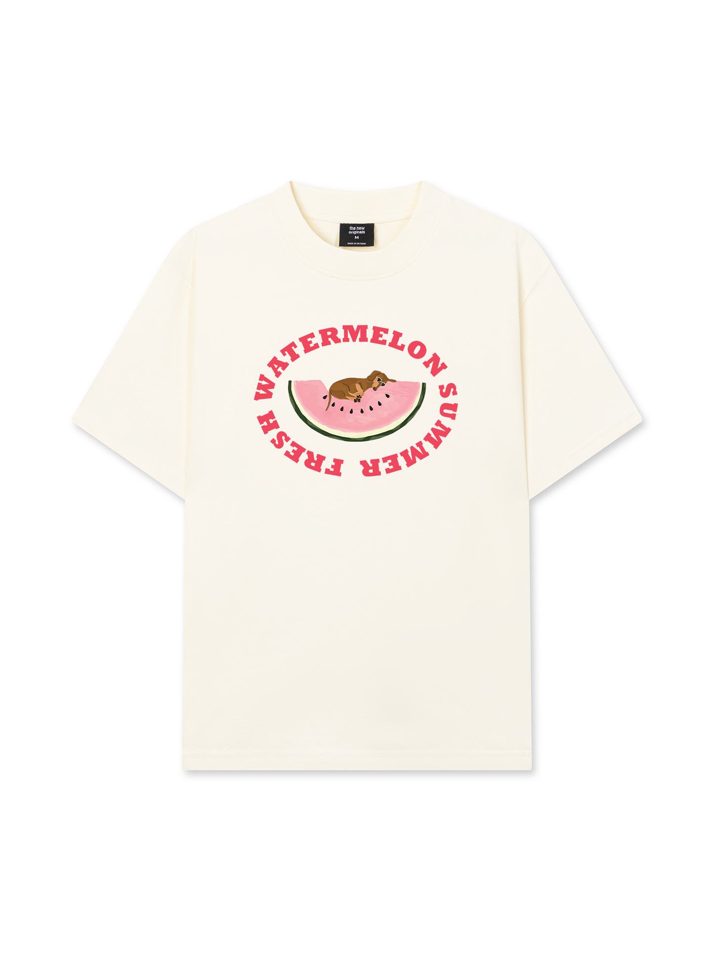 Áo Thun Relaxed Fit Summer Vibes Fresh Watermelon Summer