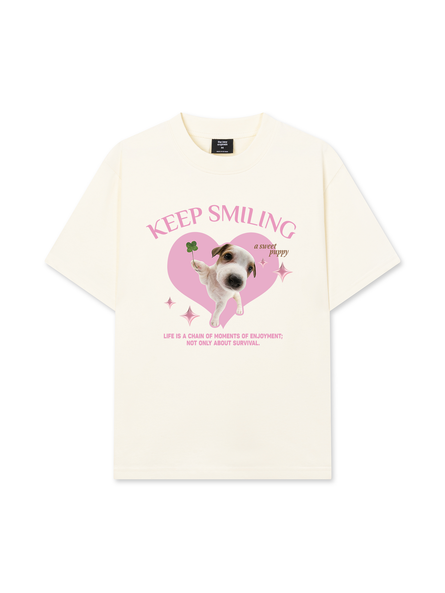 Áo Thun Relaxed Fit Keep Smiling
