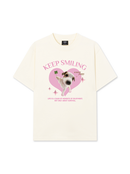 Áo Thun Relaxed Fit Keep Smiling