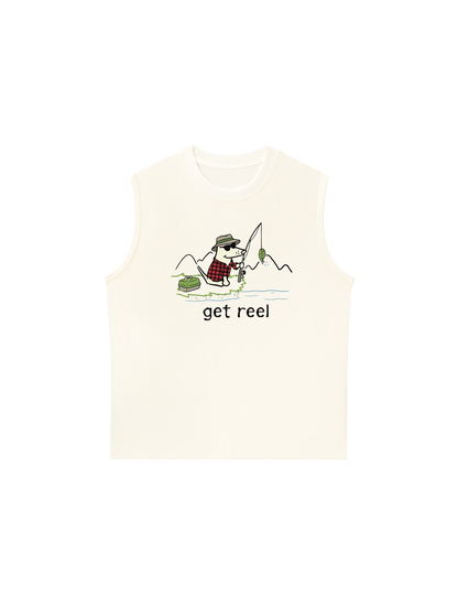 Áo Ba Lỗ Relaxed Fit Go Outside Get Reel