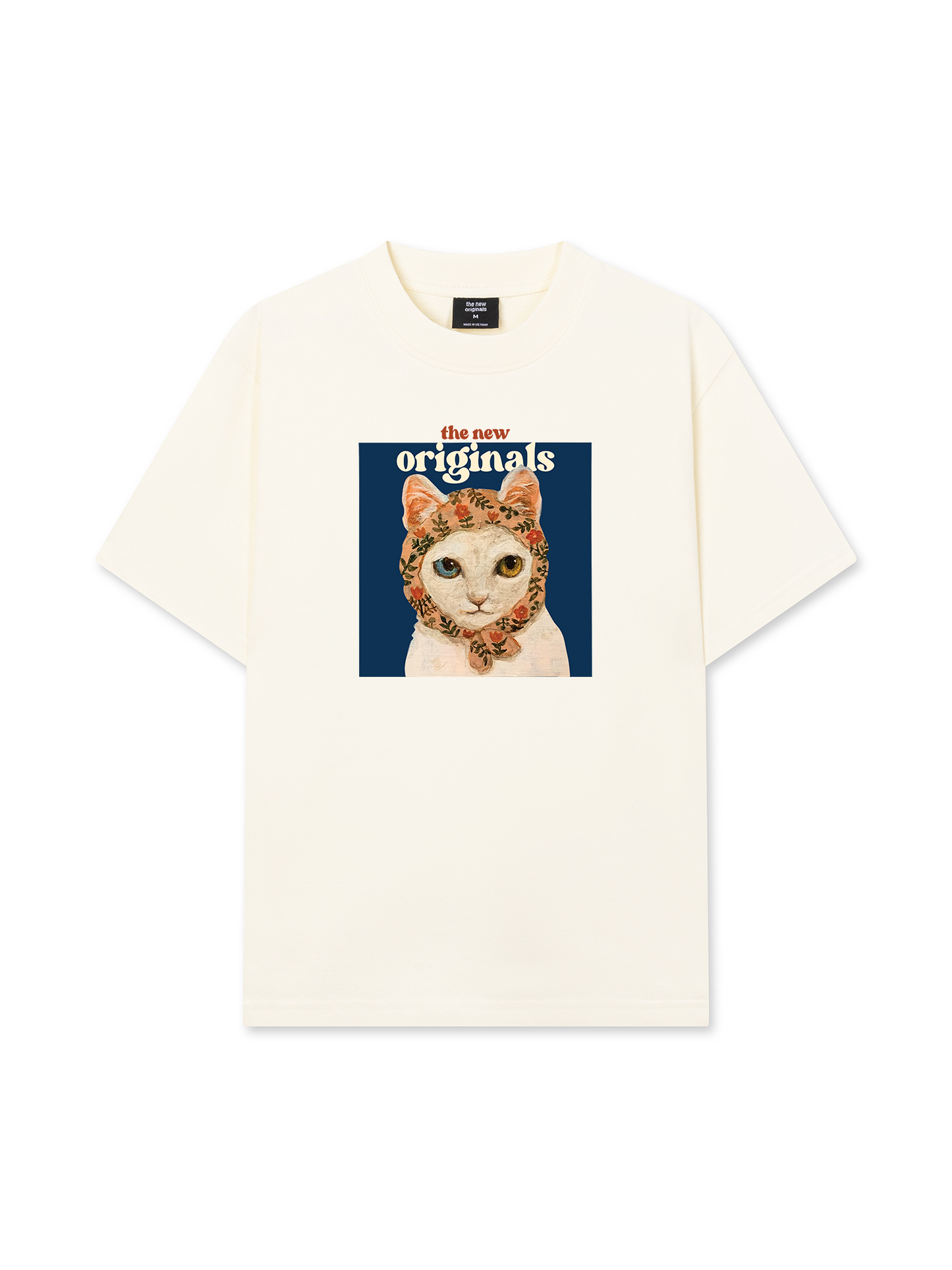 Áo Thun Relaxed Fit Flower Mad Cat