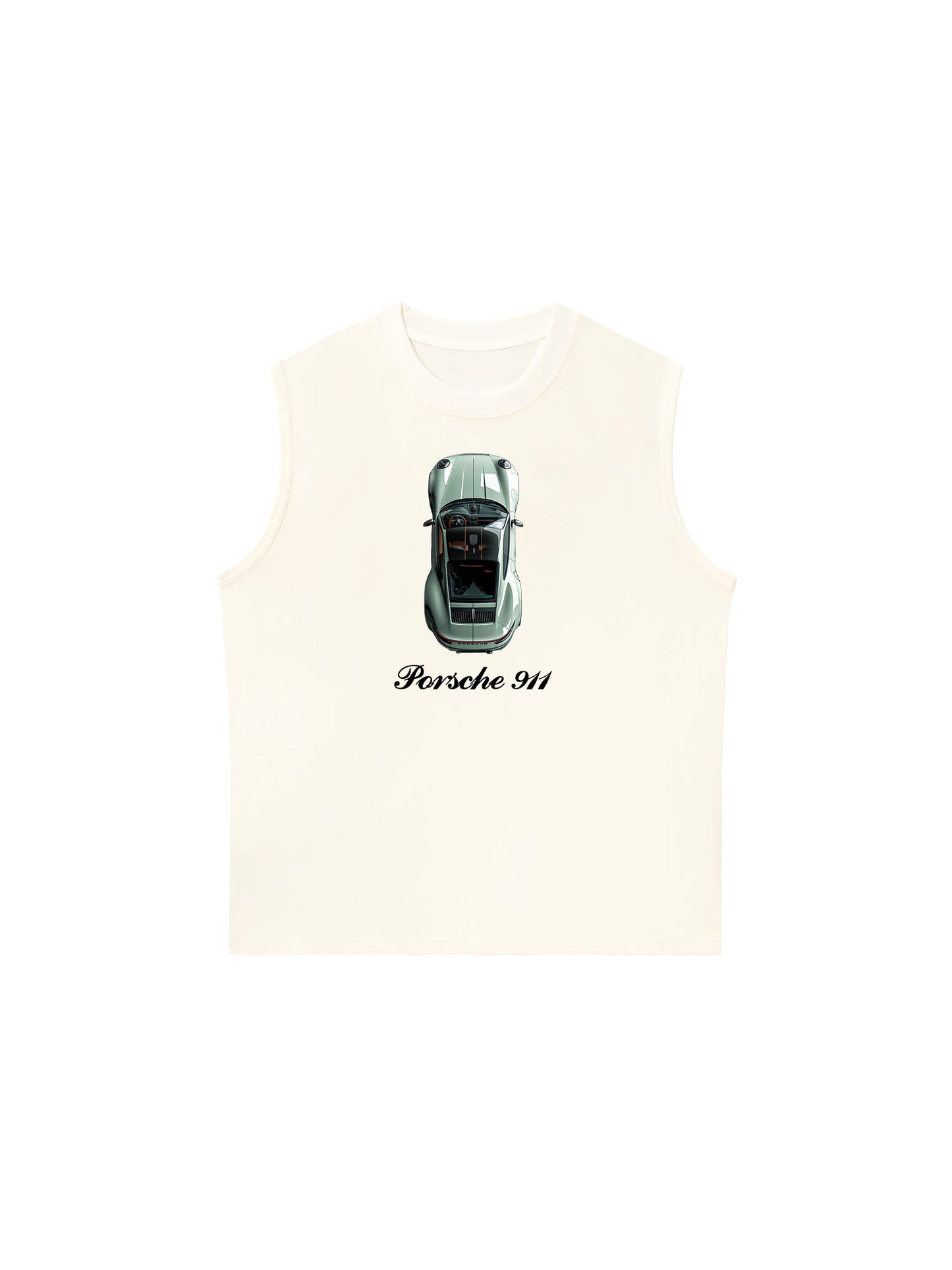 Áo Ba Lỗ Relaxed Fit Porsche 911 Top View