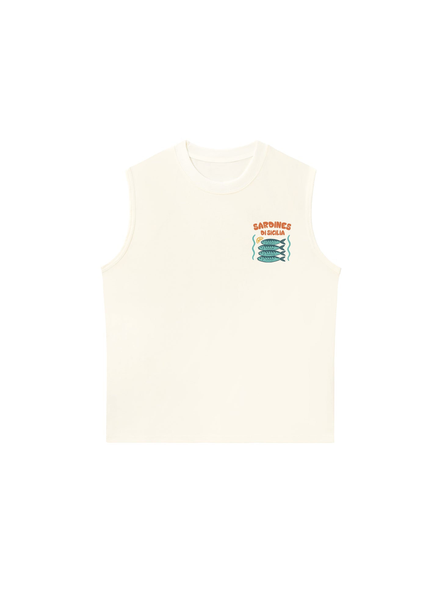 Áo Ba Lỗ Relaxed Fit Ocean Sardines