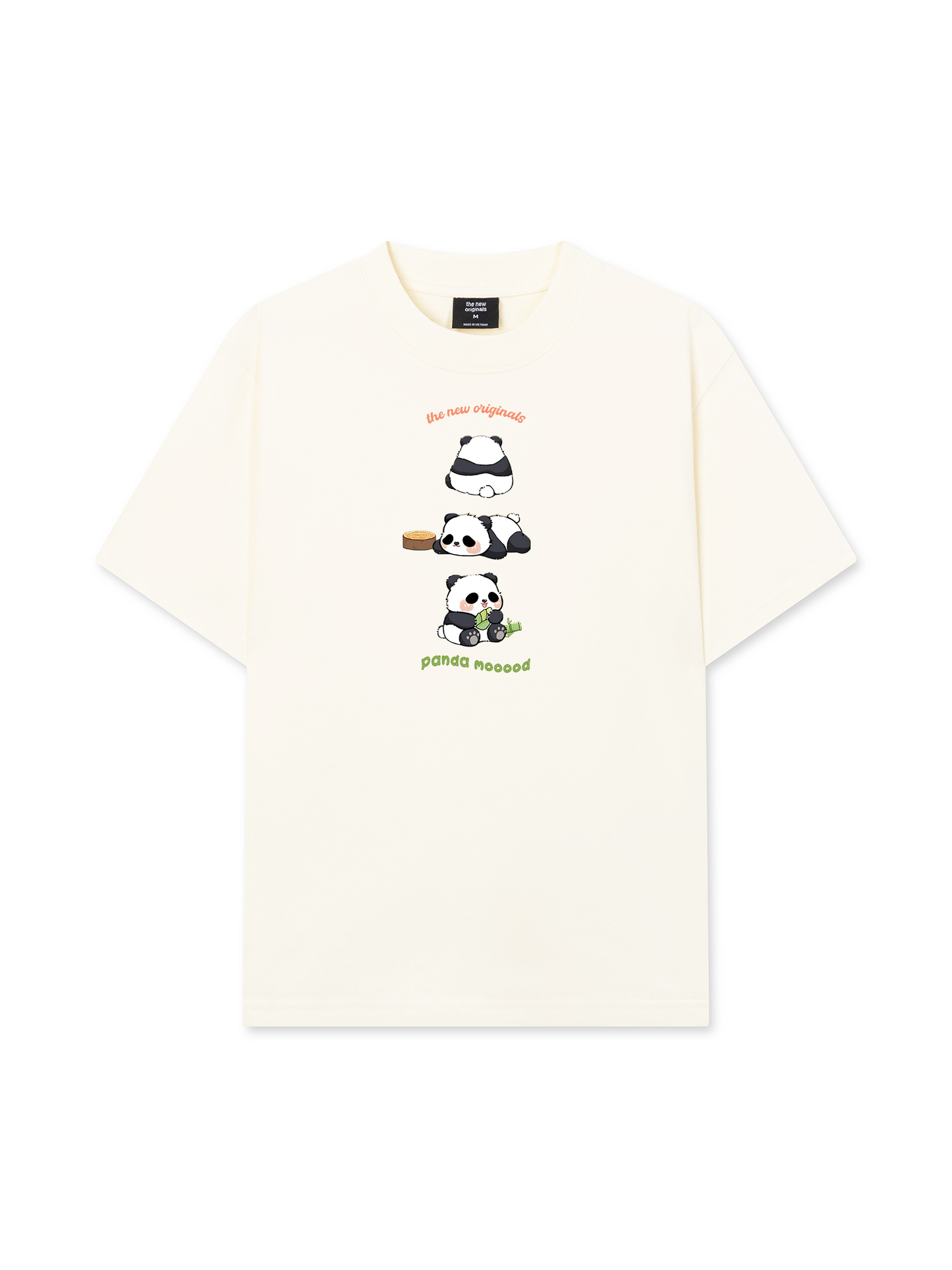 Áo Thun Relaxed Fit Panda Moooood