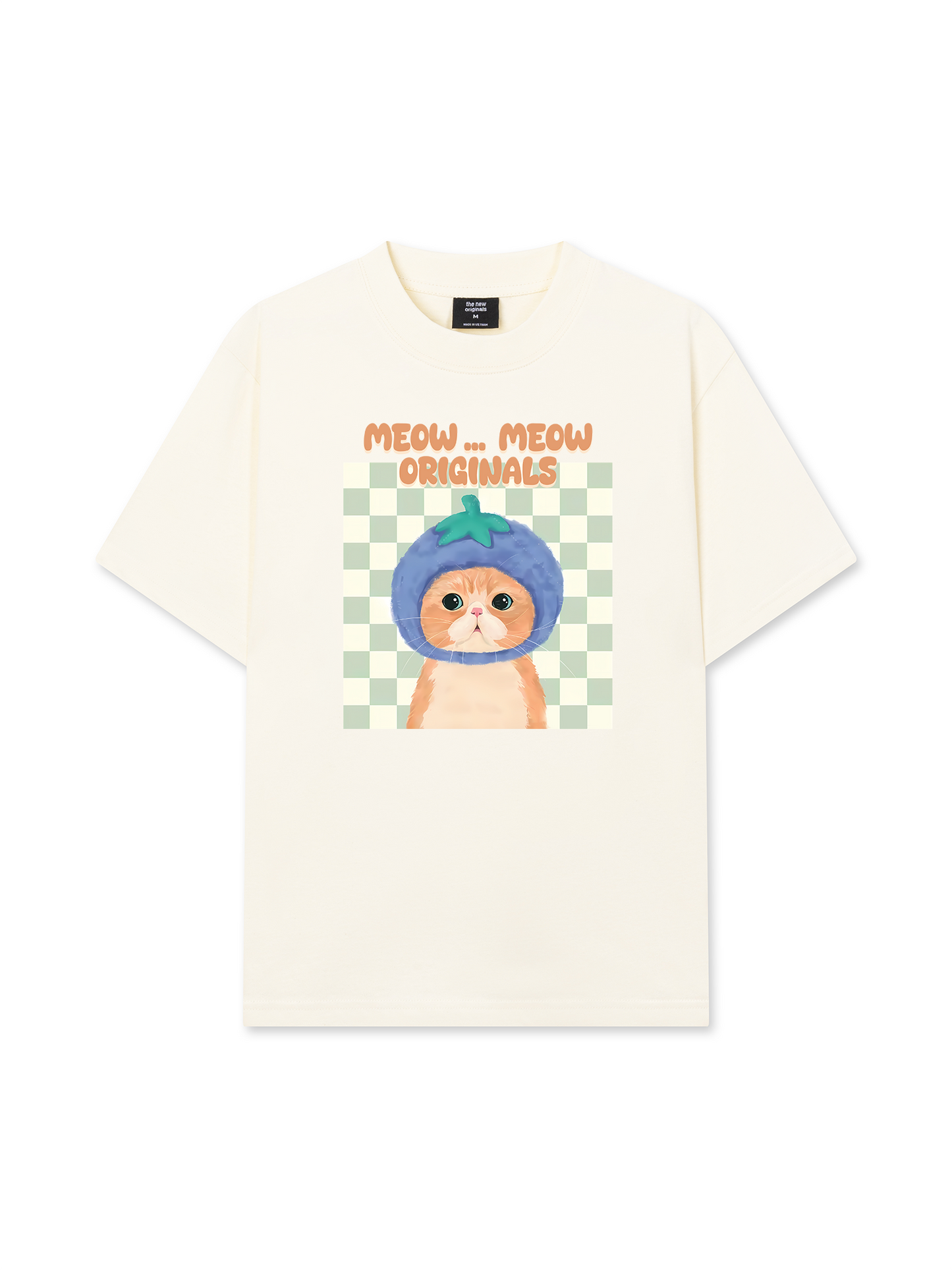 Áo Thun Relaxed Fit Animal Meow