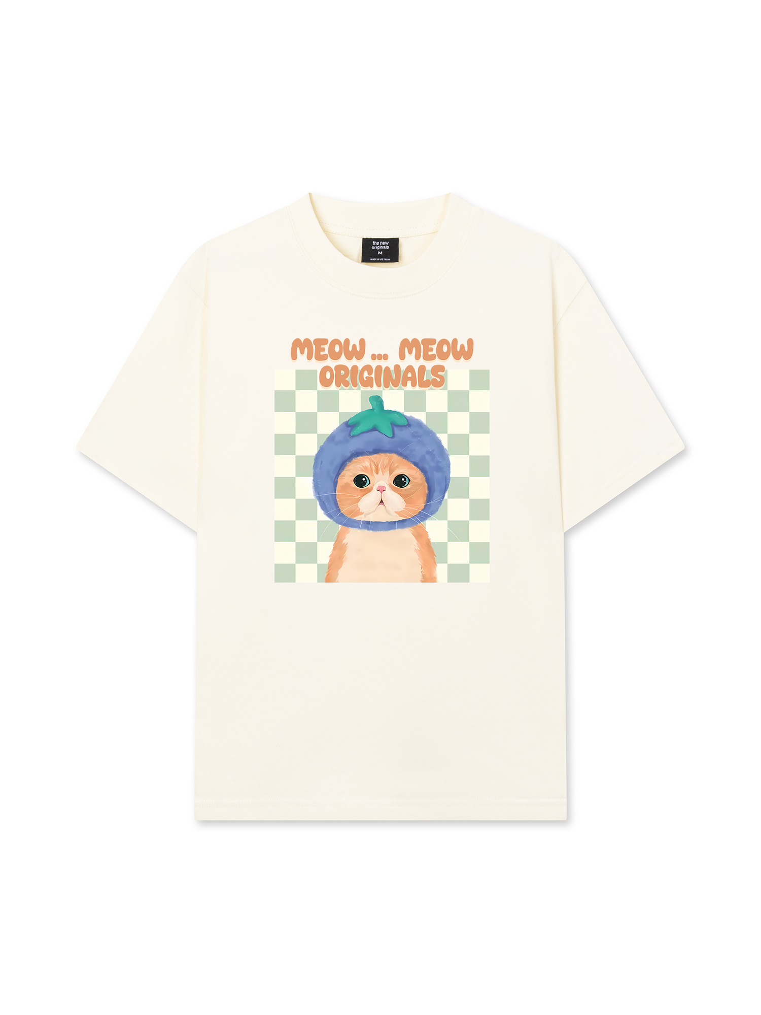 Áo Thun Relaxed Fit Animal Meow