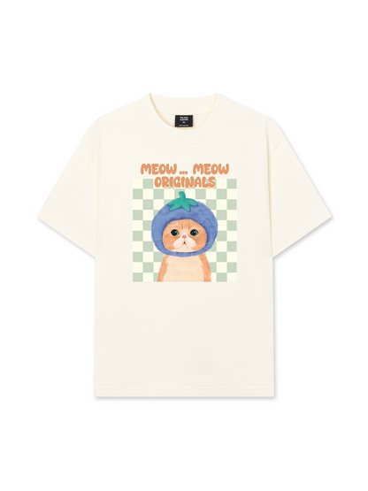 Áo Thun Relaxed Fit Animal Meow