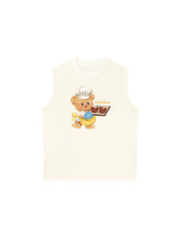 Áo Ba Lỗ Relaxed Fit Cake Bear