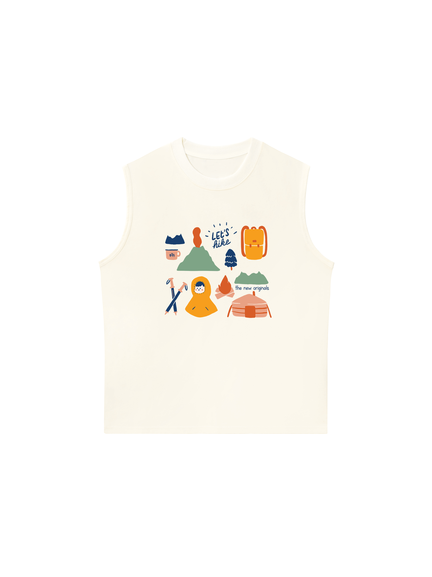 Áo Ba Lỗ Relaxed Fit Go Out Let_s Hike