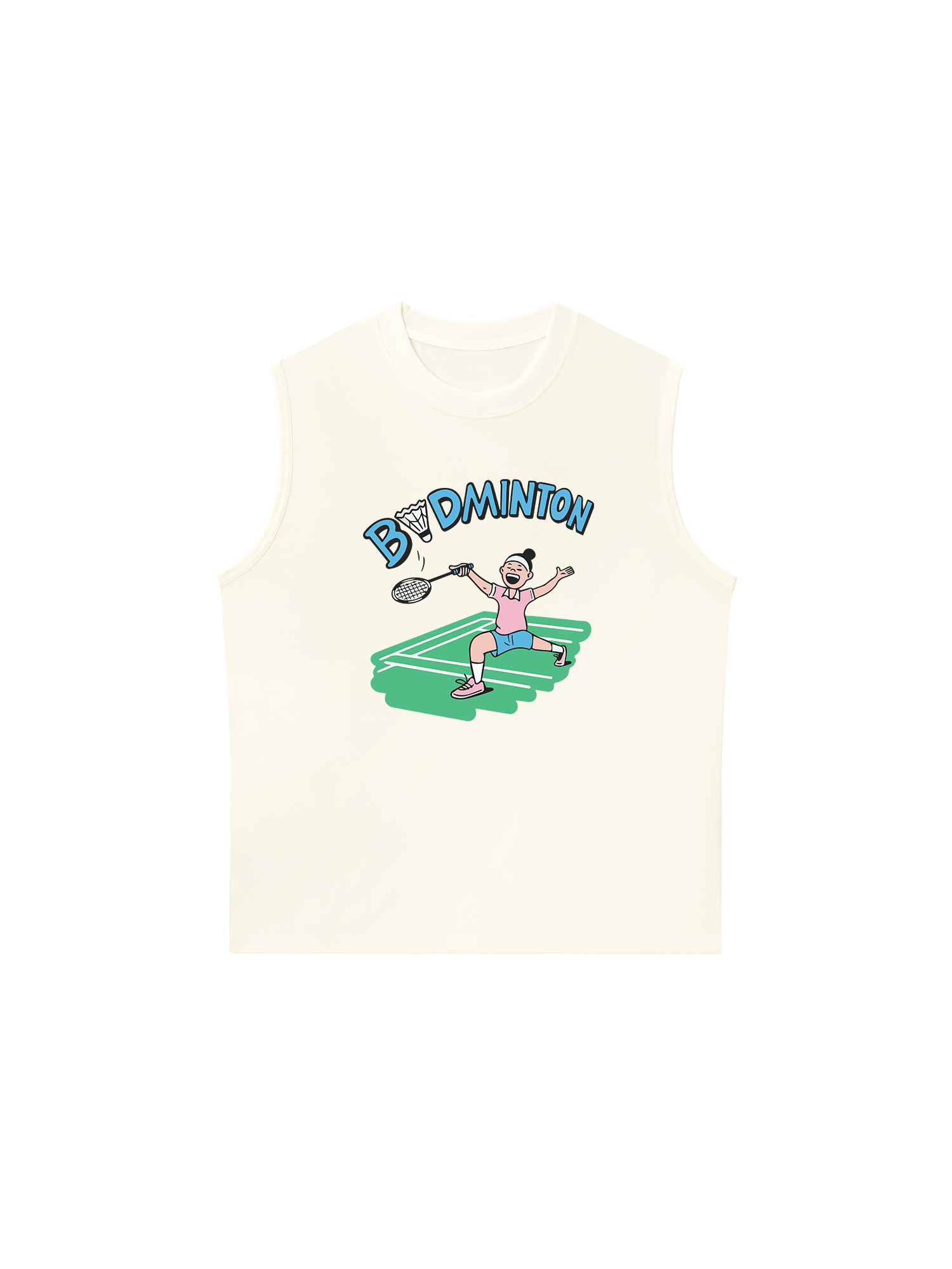 Áo Ba Lỗ Relaxed Fit Badminton