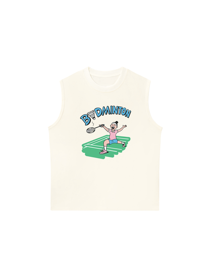 Áo Ba Lỗ Relaxed Fit Badminton
