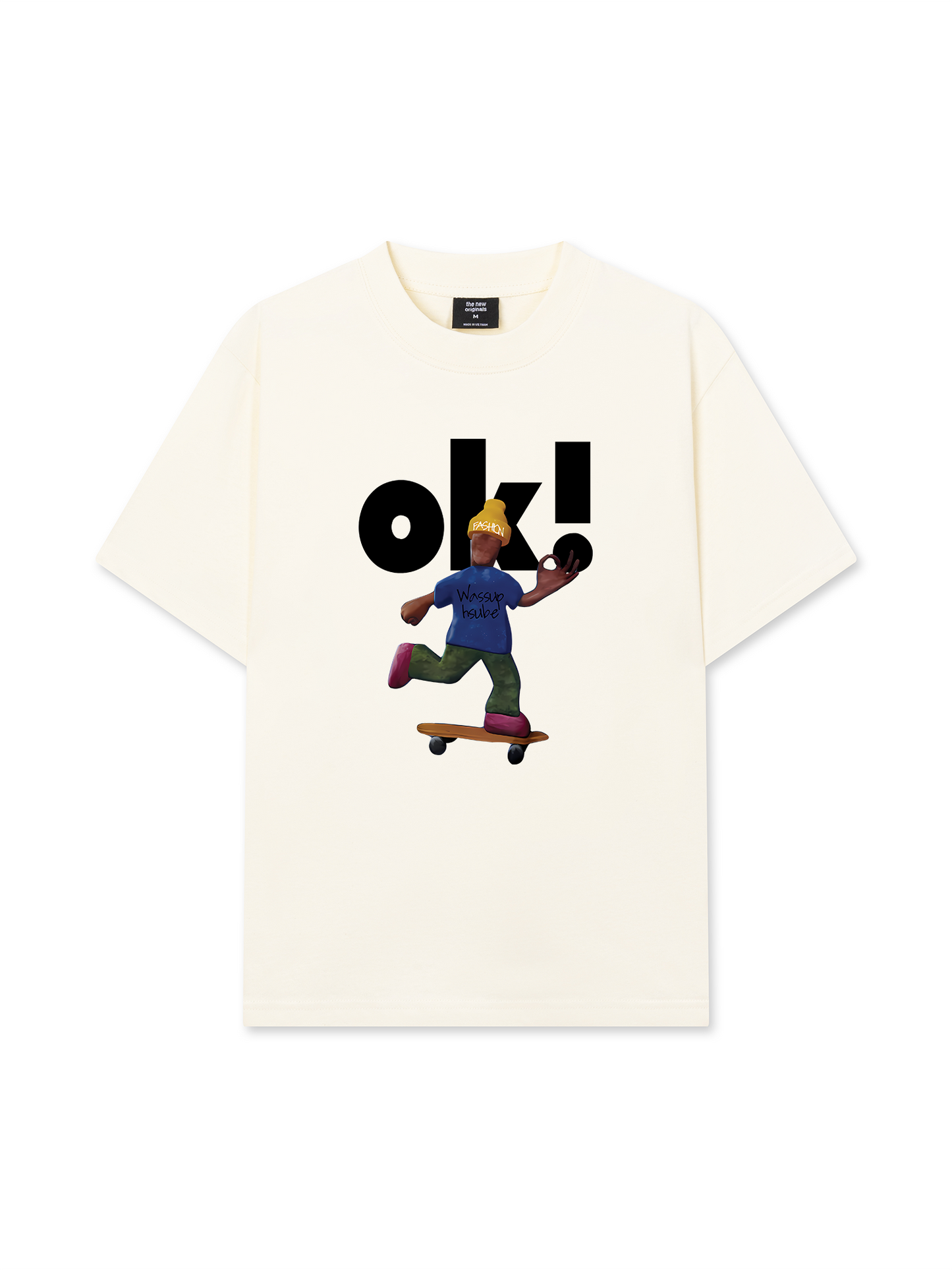 Áo Thun Relaxed Fit Weekend OK Skate
