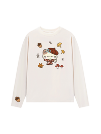 Áo Thun Dài Tay Meow Autumn Vibes