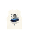Áo Ba Lỗ Relaxed Fit CAR BMW Blue