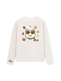 Áo Thun Dài Tay  Puppy Autumn Vibes