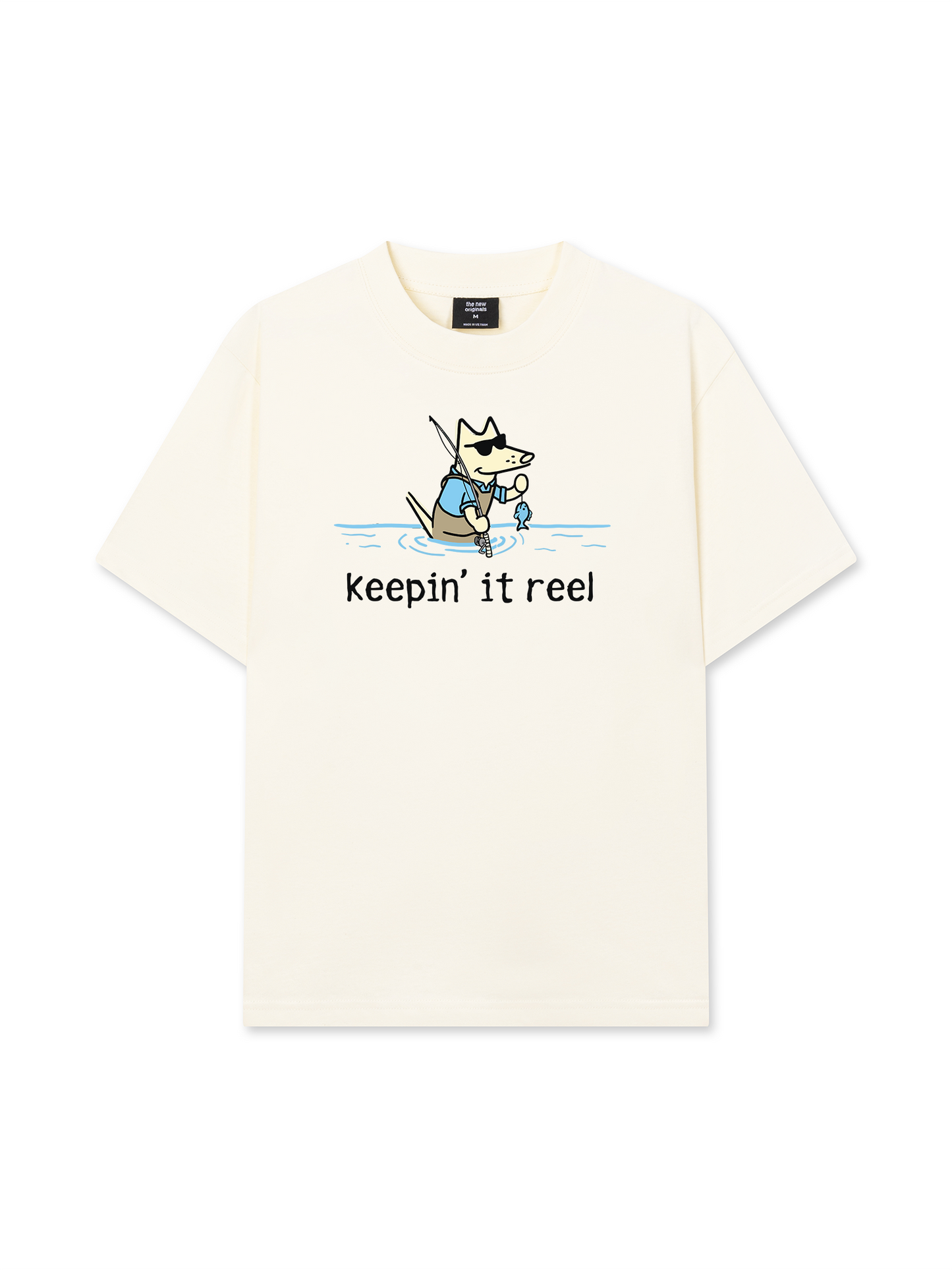 Áo Thun Relaxed Fit Go Outside Keep It Reel