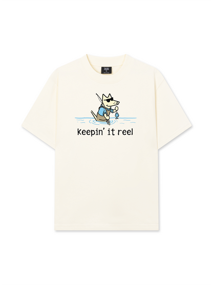 Áo Thun Relaxed Fit Go Outside Keep It Reel