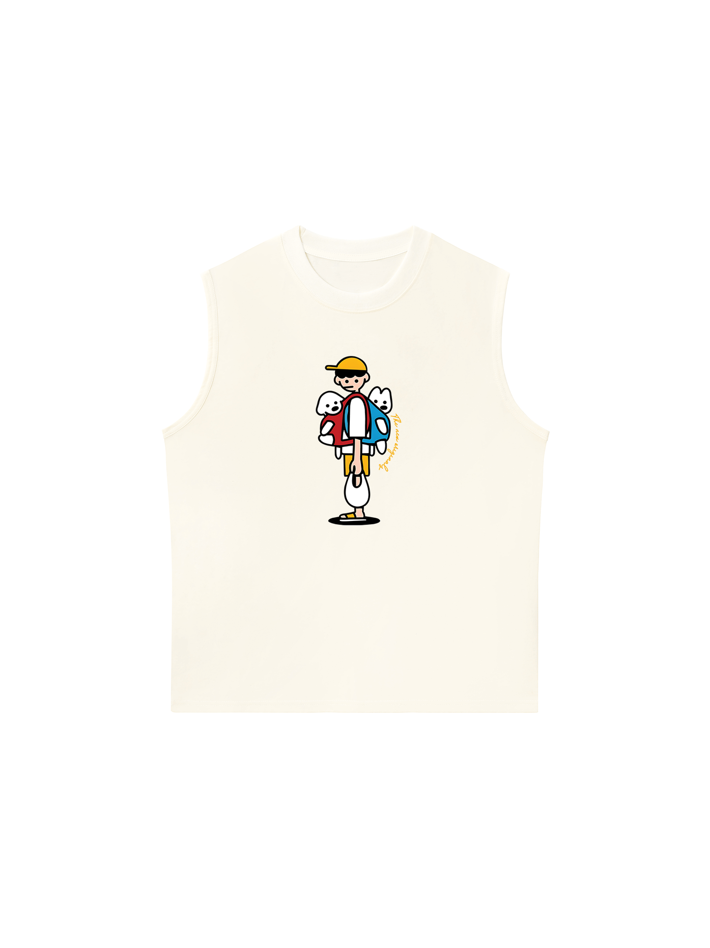 Áo Ba Lỗ Relaxed Fit Let_s Go