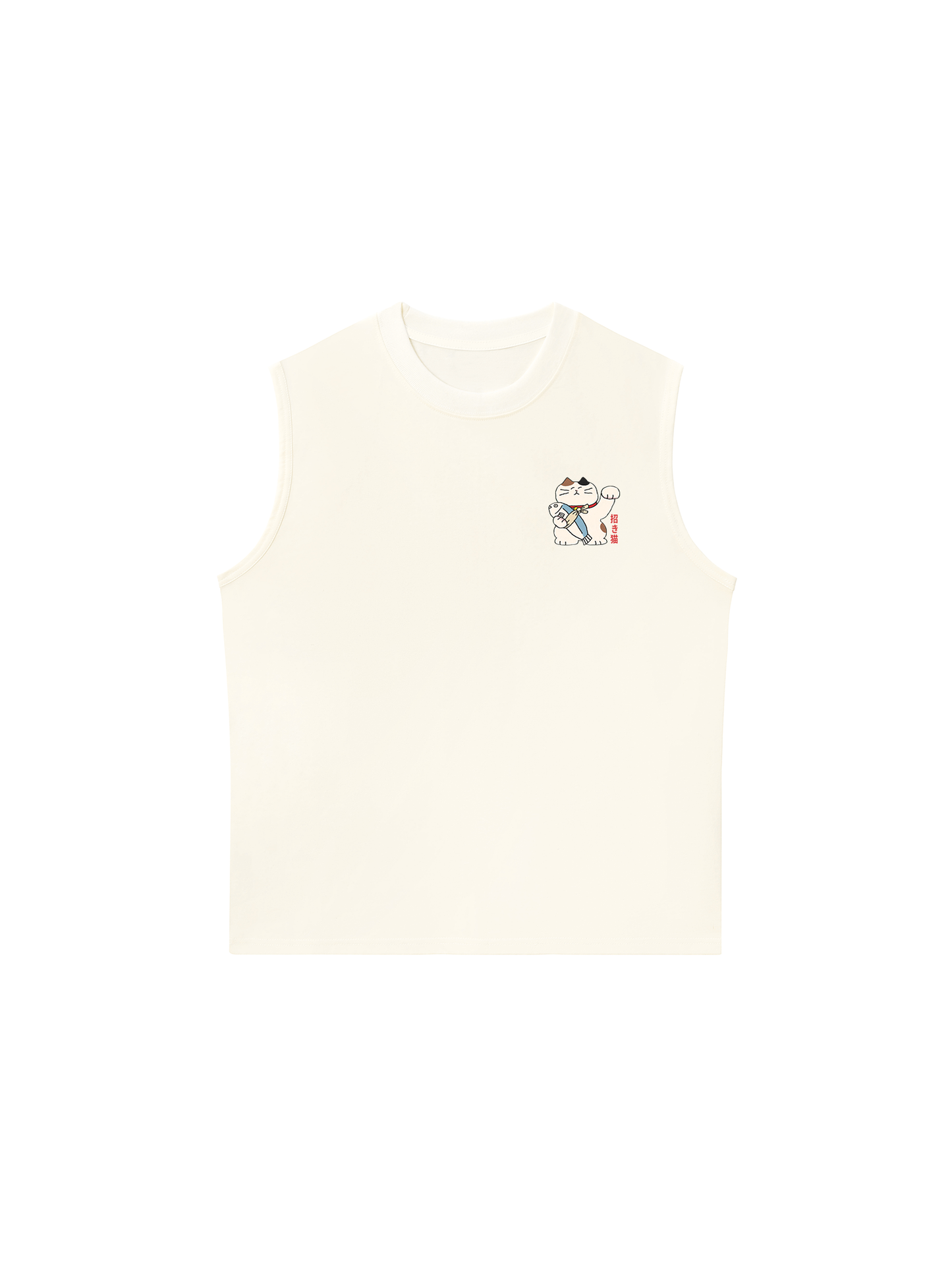 Áo Ba Lỗ Relaxed Fit Maneki Neko