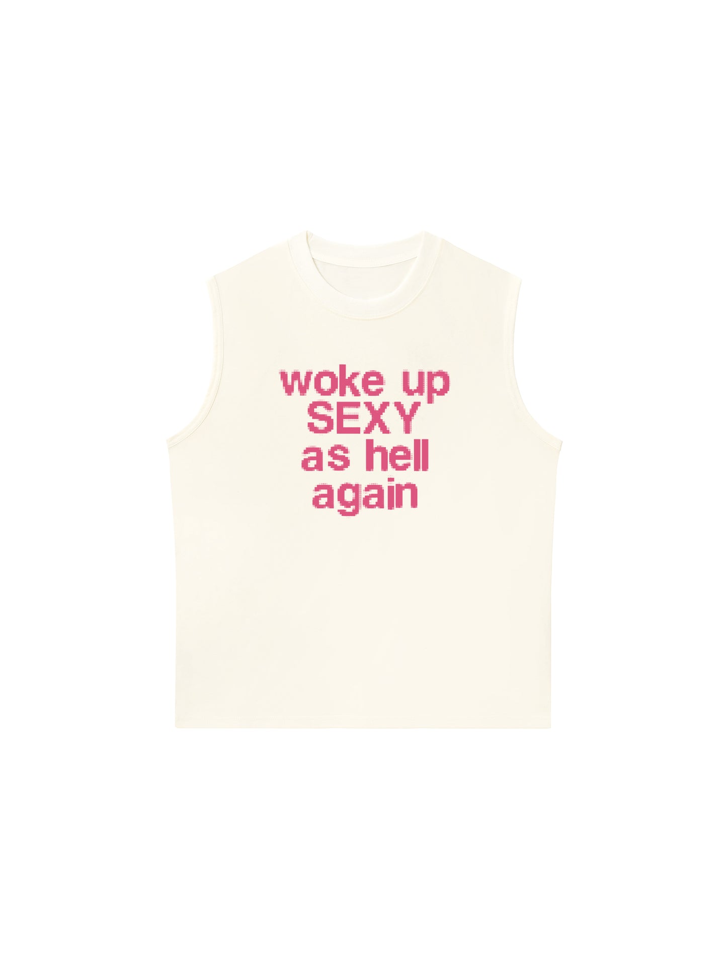 Áo Ba Lỗ Relaxed Fit Life Vibe Woke Up